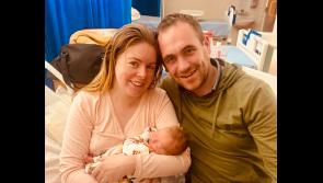 Leitrim parents celebrate first baby of the new year in Sligo University Hospital