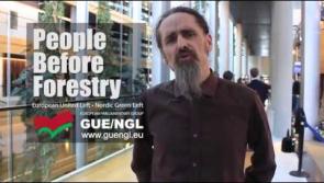 MEP Luke Ming Flanagan  has questioned the European Investment Bank about investments in forestry in Ireland