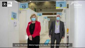 Sligo Health Care Worker vaccination programme now up and running at IT Sligo