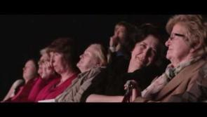 Older people say an emotional thank you