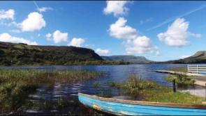Beautiful drone footage  of Glenade Lake