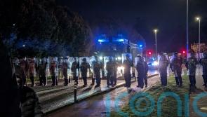 Gardai attacked as violence flares outside hotel used to house asylum seekers