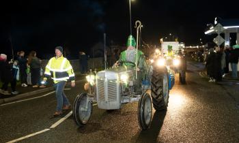 Watch: Kinlough make history with Ireland's earliest St Patrick's Day parade