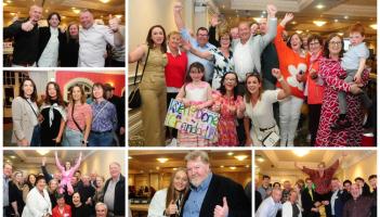 PICTURES: Elected Leitrim Council members rejoice as nail-biting race ends after long-haul count