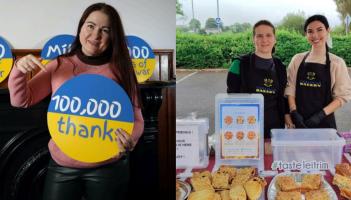 Leitrim Ukrainians say "100,000 Thanks" on the 1,000th day of war