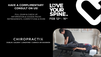 The annual 'Love Your Spine' event by CHIROPRACTIX is back in Carrick-on-Shannon