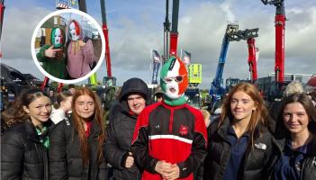 Sales of tricolour balaclavas soar at the National Ploughing Championships in Tullamore