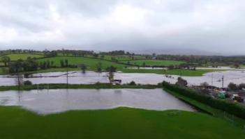 Ballinamore Sean O'Heslins GAA Club hit by Storm Amy with pitches flooded