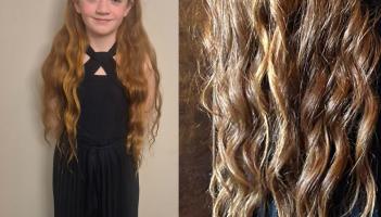 Ten-year-old &Eacute;abh&iacute;n Howard donates decade of hair to help sick children