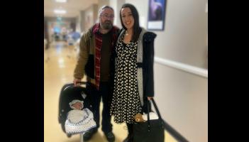 First Leitrim baby of the year welcomed at Sligo University Hospital