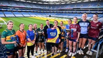 Watch: Leitrim star in Croker as Katie Taylor launches Ladies' football Leagues