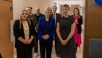 Young Letrim woman hosts President Connolly at the national Young Carers Conference