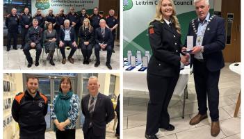 Leitrim Civil Defence honoured for work during Covid at special ceremony