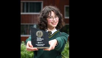 Leitrim secondary school student is winner of Young Journalist Ireland Awards