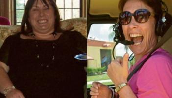 Life is a thrill ride for Mary, now 7 stone lighter