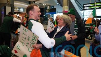 Irish athletes welcomed home from Winter Olympics