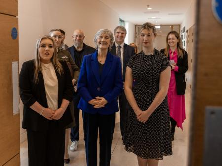 Young Letrim woman hosts President Connolly at the national Young Carers Conference