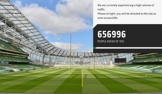 'Absolute shambles!' Irish NFL fans rage as more than 600,000 try to secure tickets