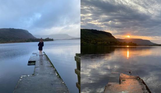 Young Leitrim woman leads Christmas Day swim for Gaza Appeal