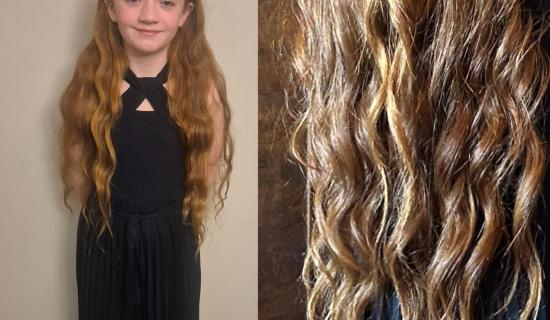 Ten-year-old &Eacute;abh&iacute;n Howard donates decade of hair to help sick children