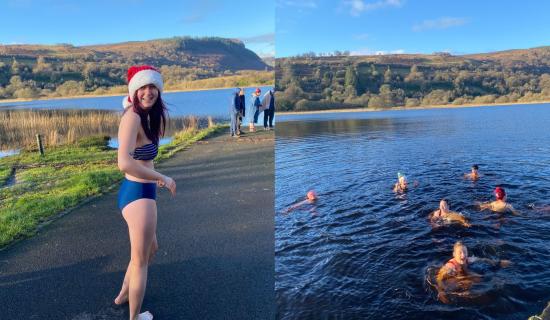Christmas Day swim sees Leitrim woman raise over &euro;1000 for Gaza Appeal