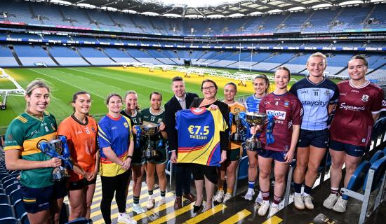 Watch: Leitrim star in Croker as Katie Taylor launches Ladies' football Leagues