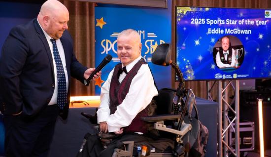 Overall winner Eddie McGowan tops all on a wonderful night for Leitrim Sport