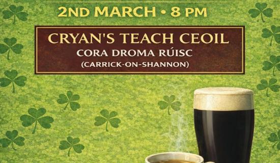 Leitrim people encouraged to speak 'C&uacute;pla Focal' for pop-up Gaeltacht in Carrick