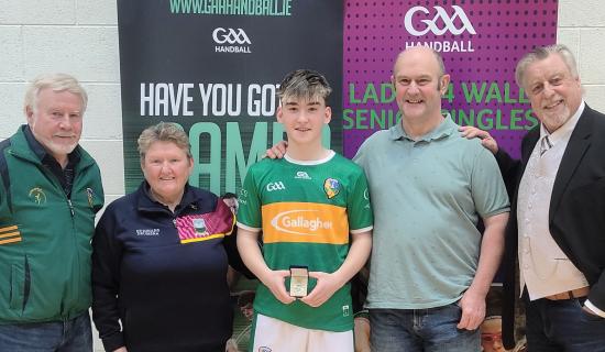 Annaduff's Maxim Gilamrtin crowned All-Ireland Handball U15 Singles champion