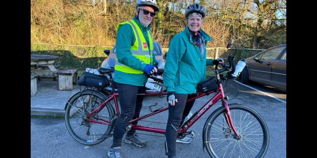 Leitrim couple prepare for extraordinary 600km tandem cycle to support Irish Guide Dogs