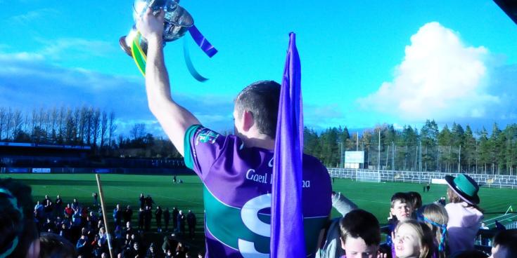 Captaining Leitrim Gaels to Fenagh Cup the greatest honour of Aidan's sporting life!