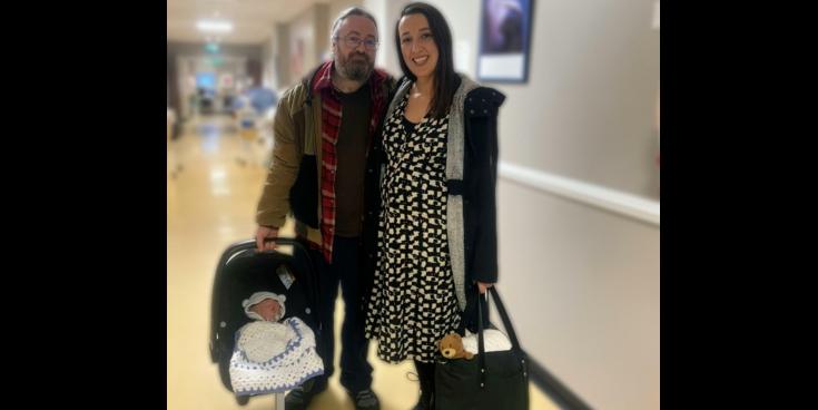 First Leitrim baby of the year welcomed at Sligo University Hospital