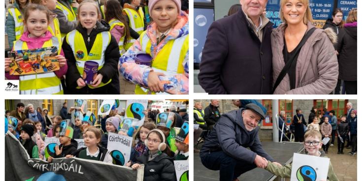GALLERY: Schools out in force as Leitrim town hosts Fair Trade Parade