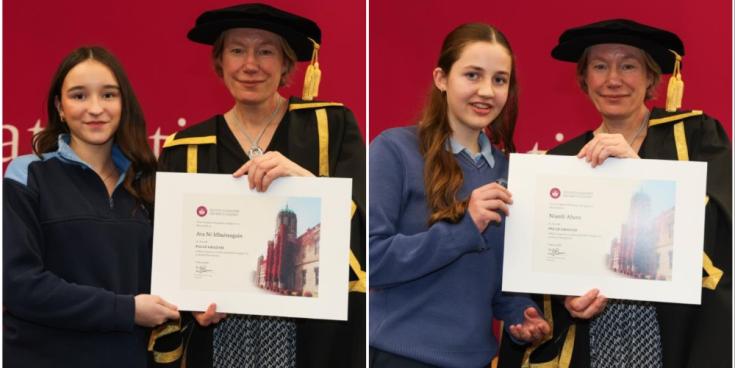 Leitrim students receive Special Gaeilge Recognition Awards