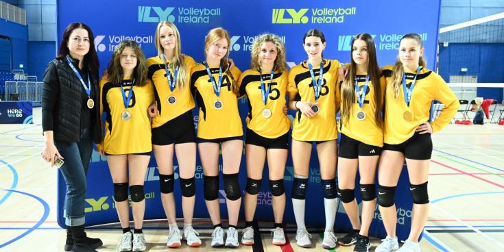 Ukrainian teens inspire Leitrim&rsquo;s first volleyball club in Drumshanbo