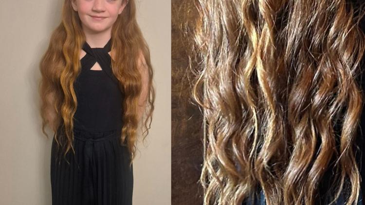 Ten-year-old &Eacute;abh&iacute;n Howard donates decade of hair to help sick children