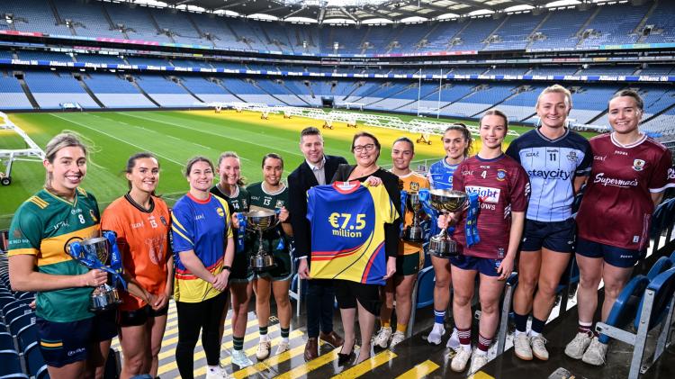Watch: Leitrim star in Croker as Katie Taylor launches Ladies' football Leagues