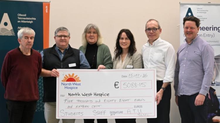 ATU Recycling Drive raises over &euro;15,000 for North West Hospice