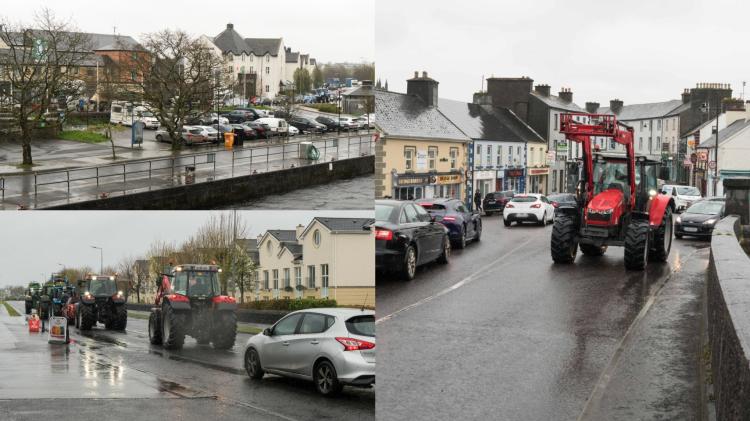 PICTURES: Fuel protest brings traffic to a standstill in Leitrim town