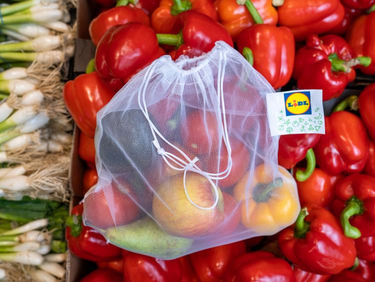 Lidl first Irish retailer to introduce reusable fruit and veg