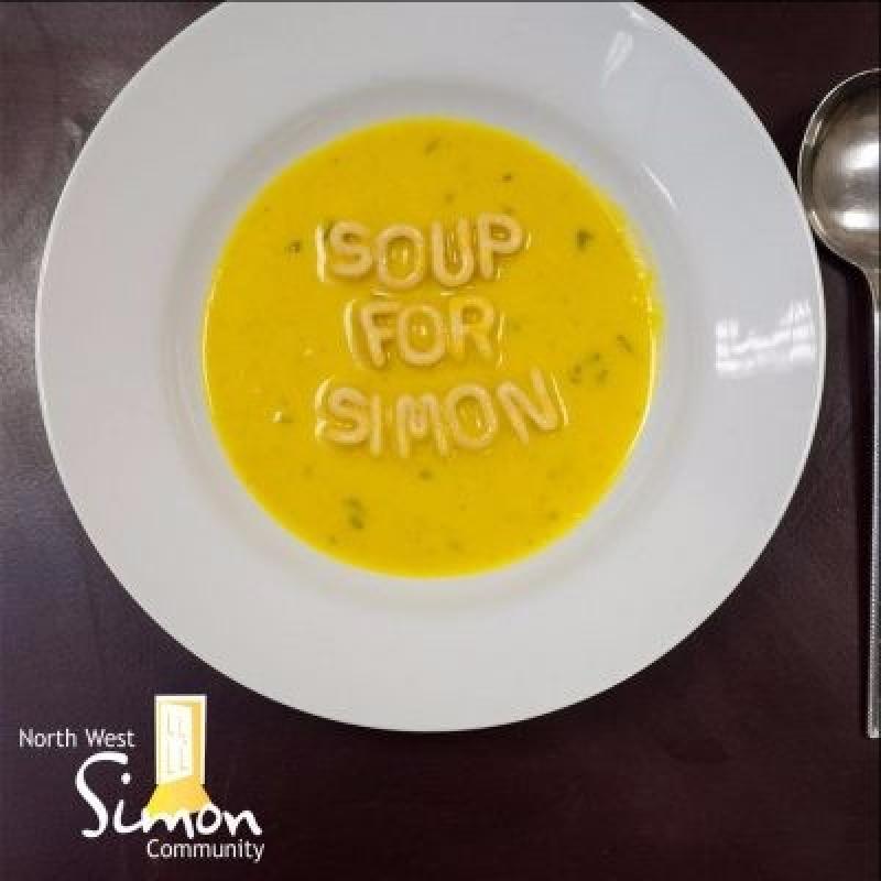 Don't forget your soup for Simon this week