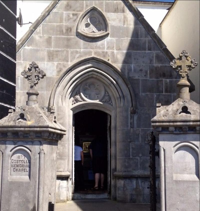 Charity box stolen from Costello Chapel