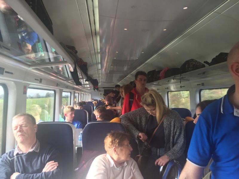 Overcrowding on trains now dangerously high
