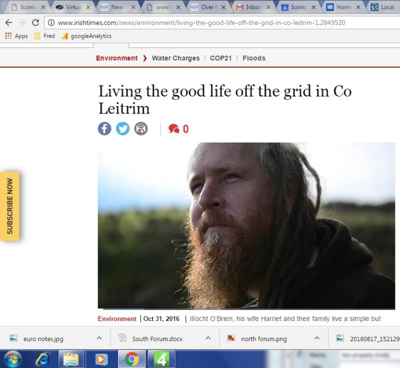 New video focuses on living off the grid in Leitrim