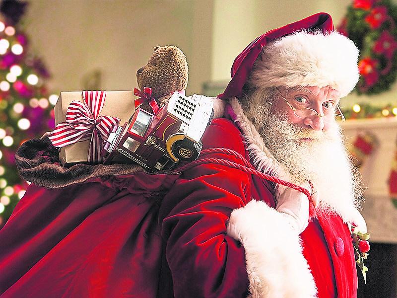 Santa on his way.