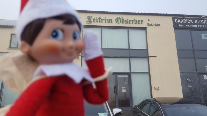 Our elf has arrived!