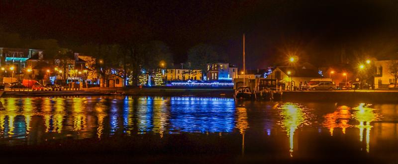 A Leitrim Christmas Village is all lit up