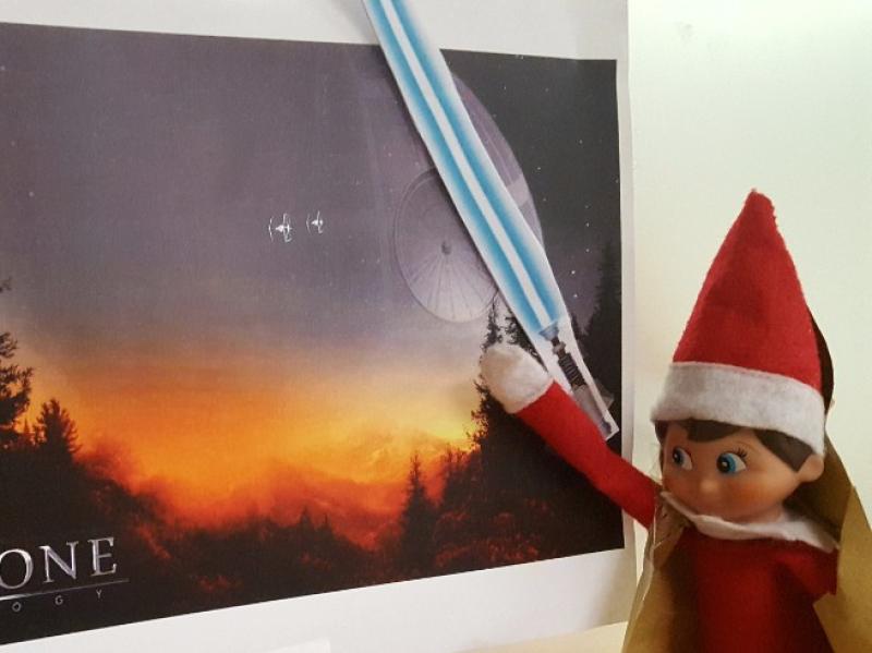 Eddie's all set for the Carrick-on-Shannon opening of Rogue One: A Star Wars Story!