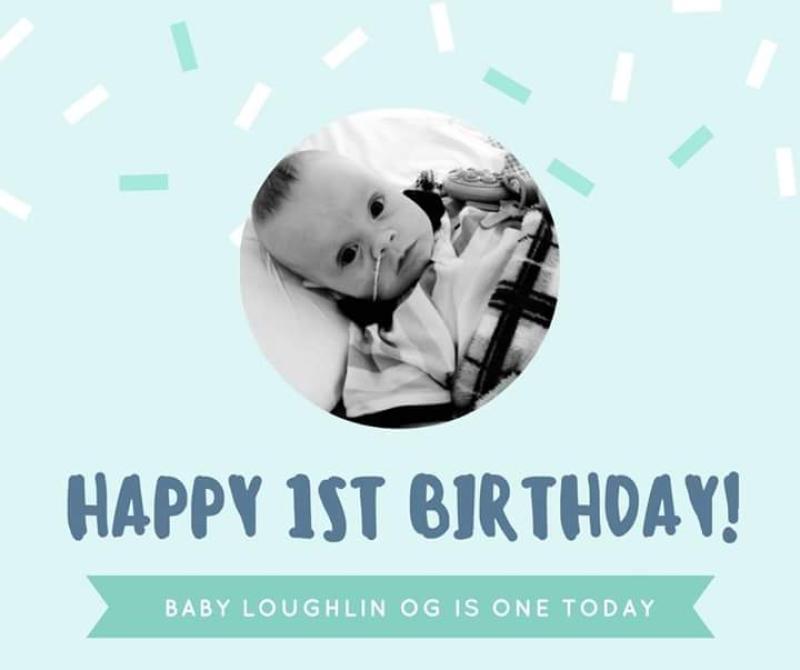 Happy birthday Baby Loughlin Óg