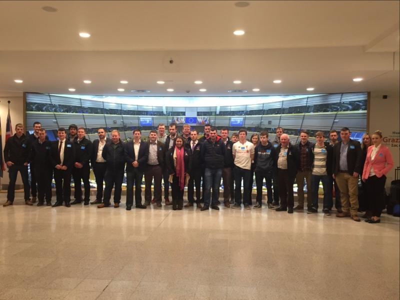 Young Leitrim Farmers join Brussels delegation